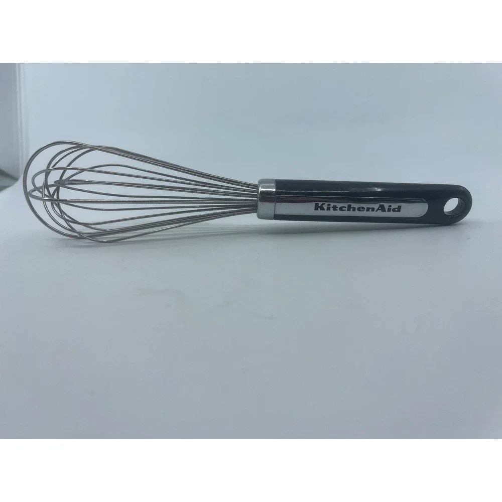 KitchenAid 9.5 Inch Balloon Whisk Black Silver Stainless Steel Kitchen Utensil